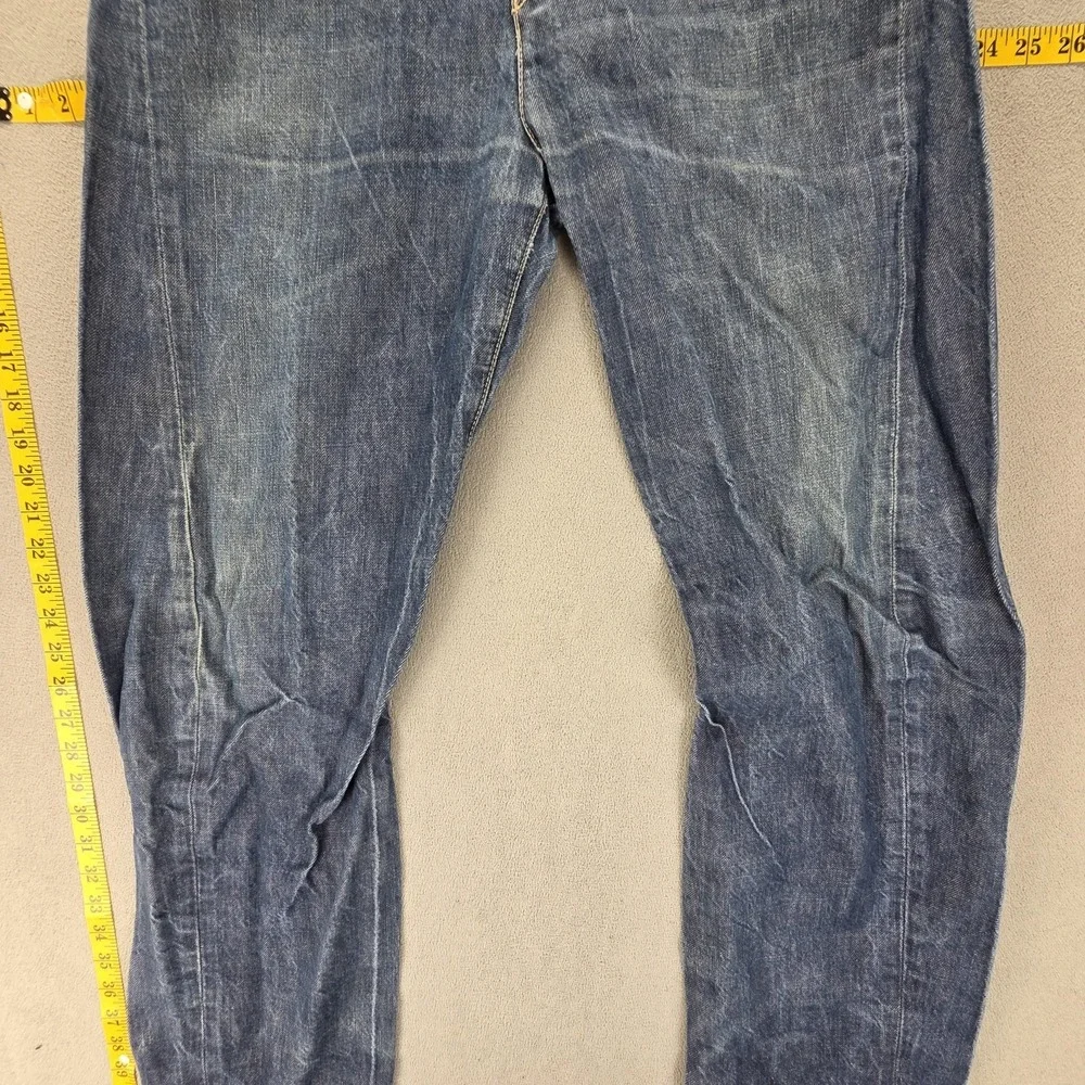 Vintage Levis Engineered Jeans Mens 33x32 Blue Medium Wash Twisted Button Fly